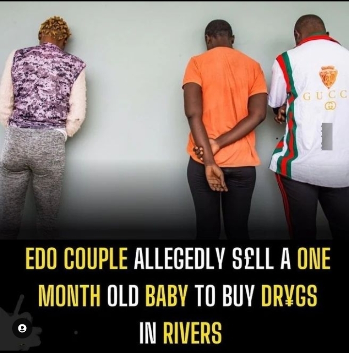 Couple Sell Baby To Buy Drugs