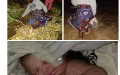 A New Born Baby Has Been Rescued After Being Buried Alive By The 21-year-old Mother