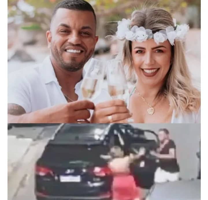 Military Police Officer Repeatedly Punched His Wife Before Shooting Her Dead In Brazil (video)