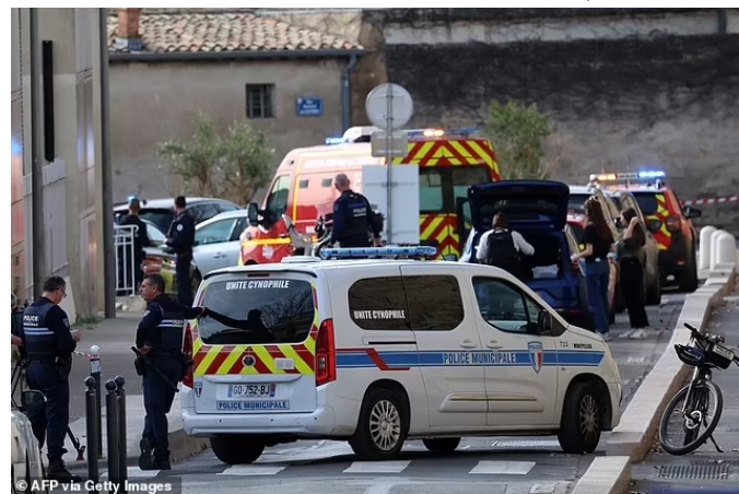 Husband shoots his ex-wife dead outside French court and then kills himself
