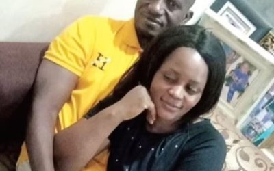 Nigerian man and the wife he allegedly killed shortly after they relocated to the UK